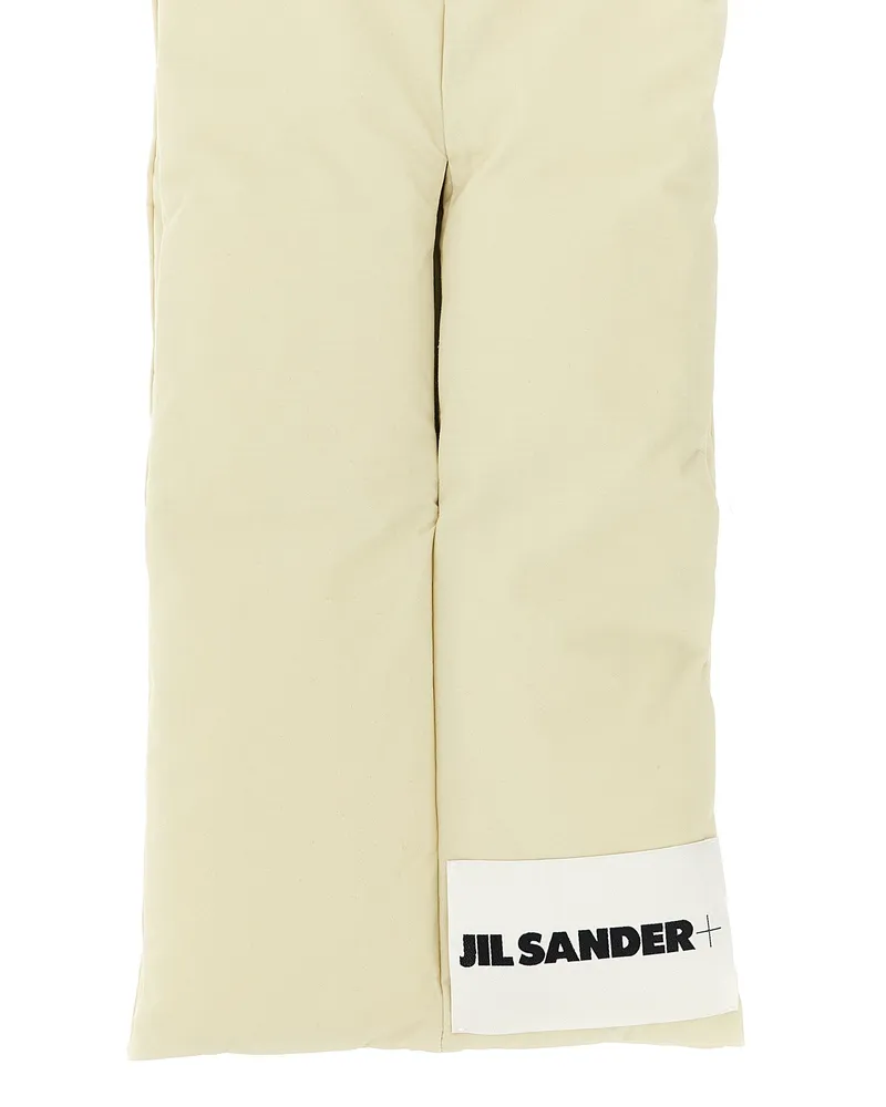 Jil Sander Unisex Beige Cotton Foulard Accessory Beige