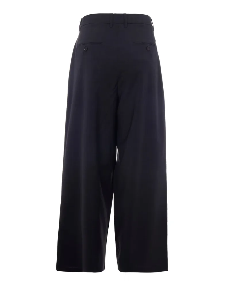 Max Mara Women's Palazzo Trousers Taro Anthracite Anthracite