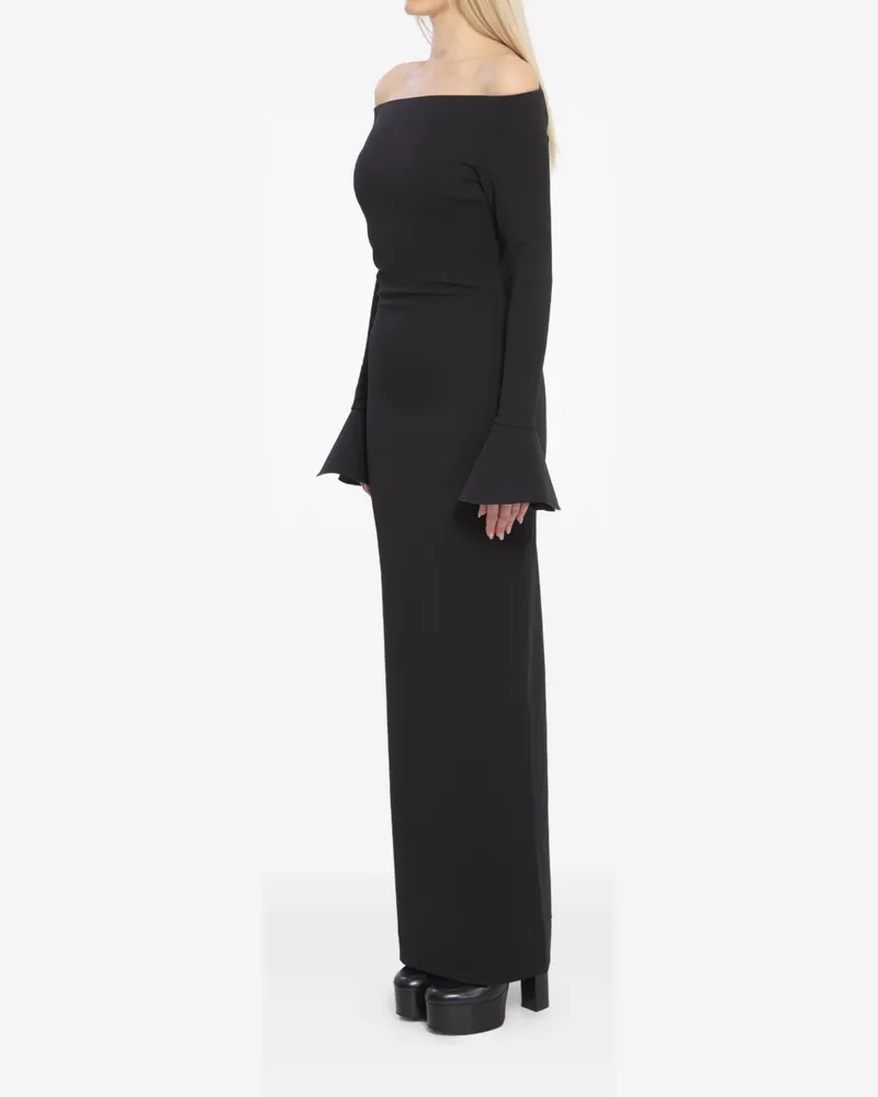 Solace London Dress — Black Black