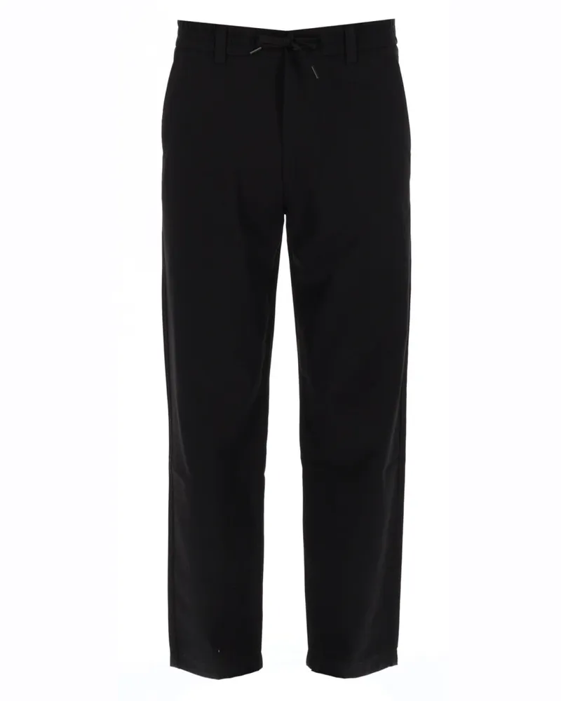 HUGO BOSS Cotton-Viscose Blend Chinos — Black Black