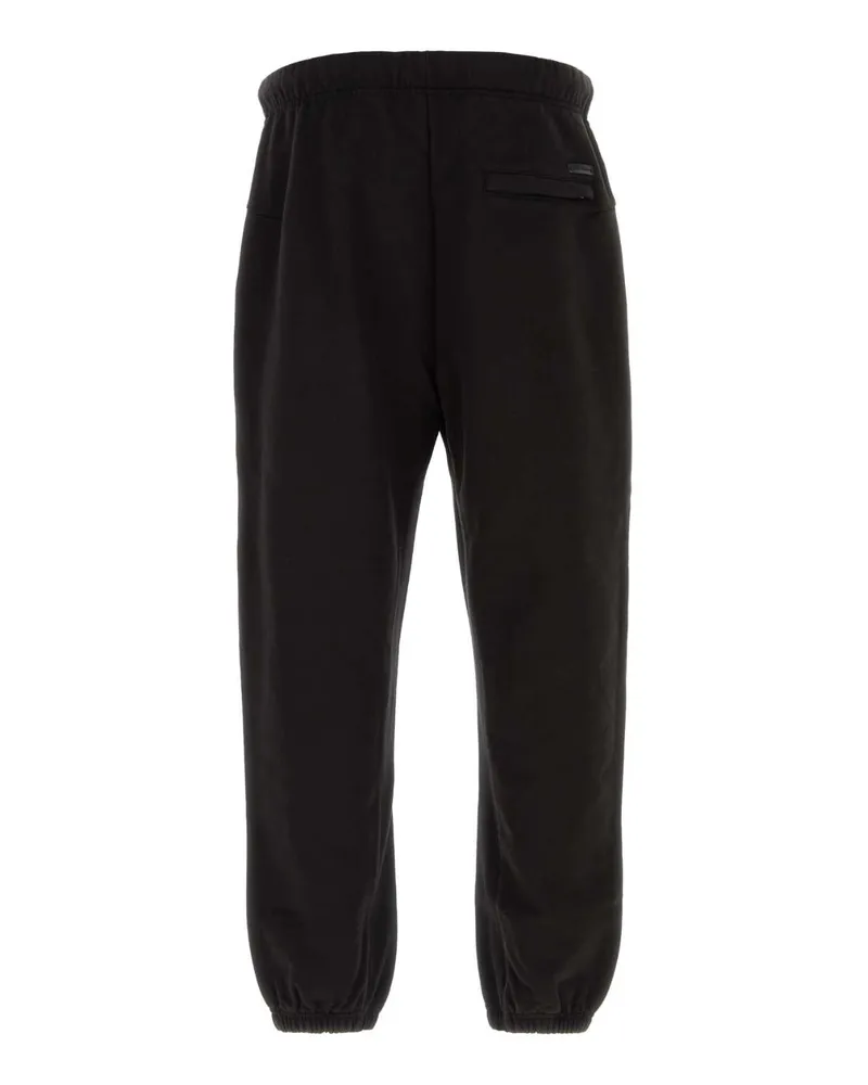 Dolce & Gabbana Men's Black Cotton Joggers Nero Exterior: Pantaloni Black