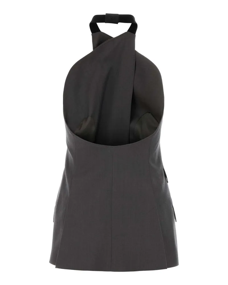 Max Mara Grigio Medio Giacche E Gilet Jacket Gray