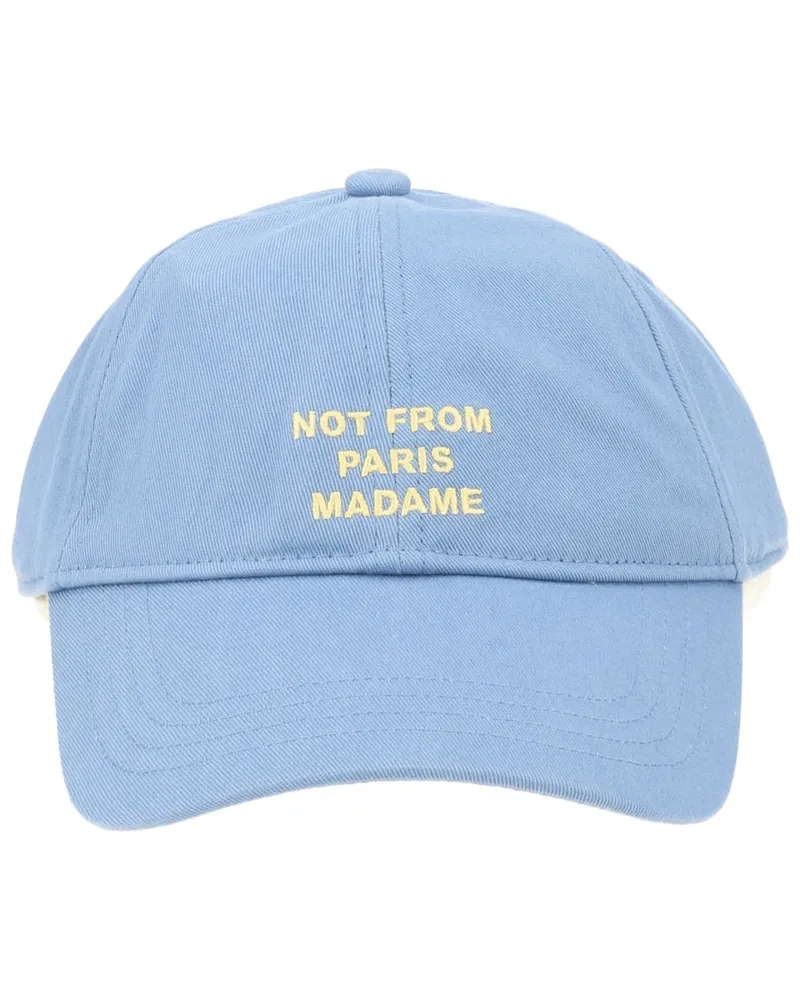 Drôle de Monsieur CP151_CO138ATLANTICBLUE Cotton Baseball Cap — Blue Blue