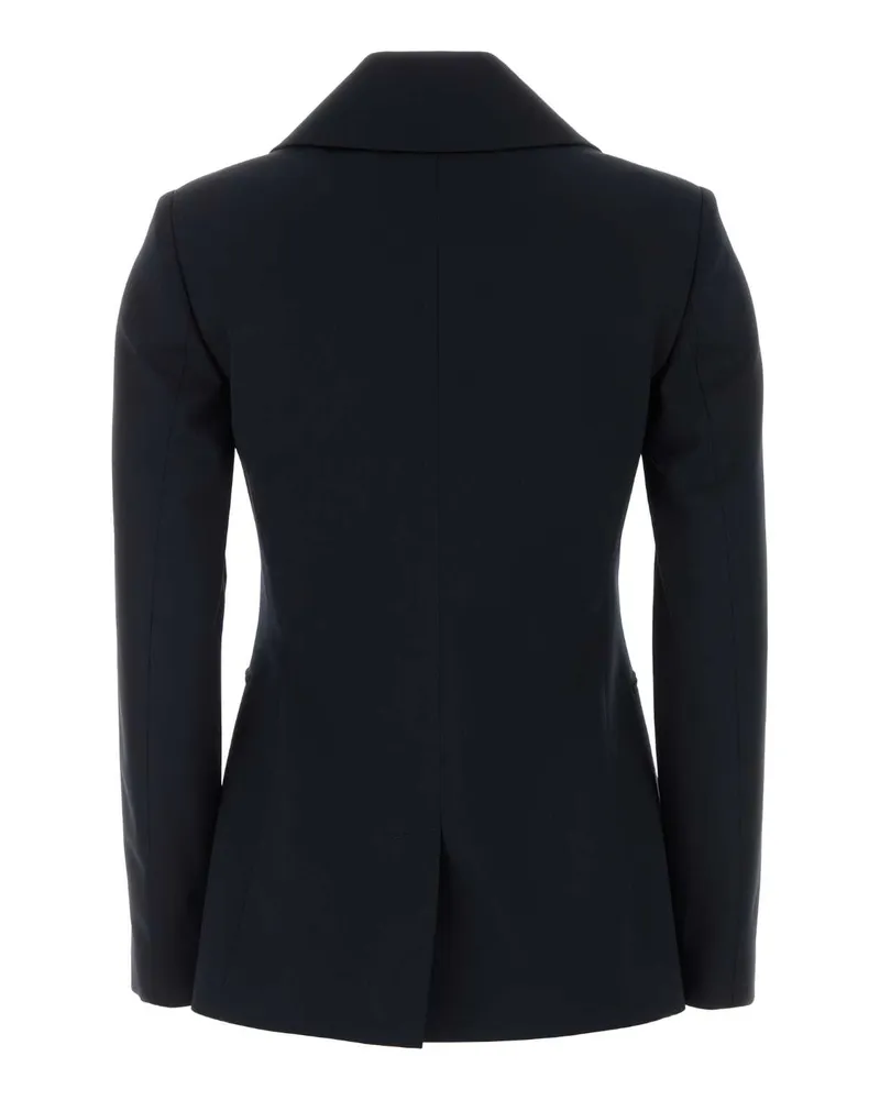 PT TORINO Double-Breasted Wool Blazer — Navy Navy