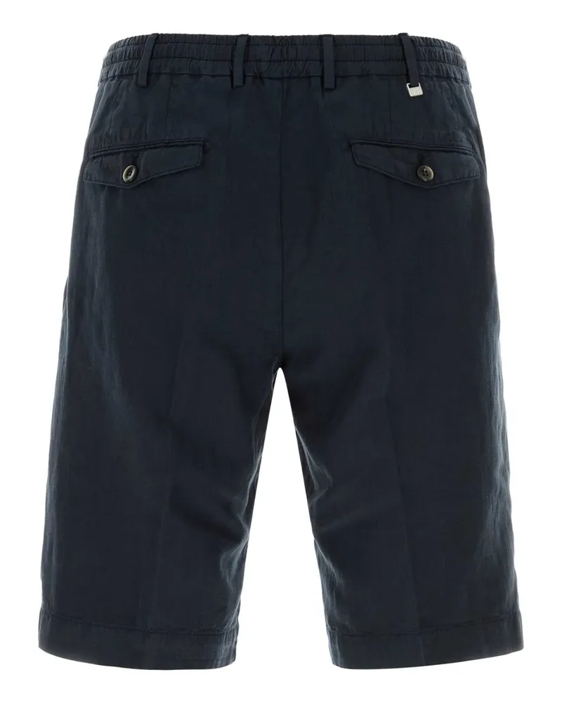 PT TORINO Men's Blue Lyocell Blend Bermuda Shorts Y372 Navy