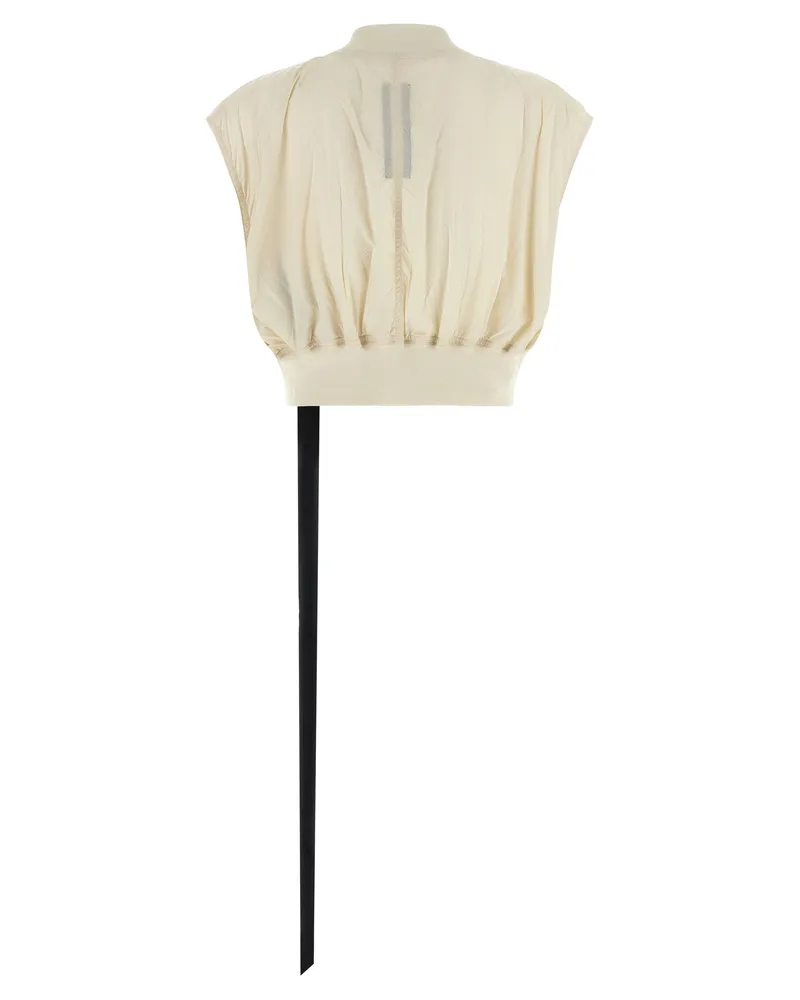 DRKSHDW by Rick Owens Tatlin Bomber Vest — Cream Cream