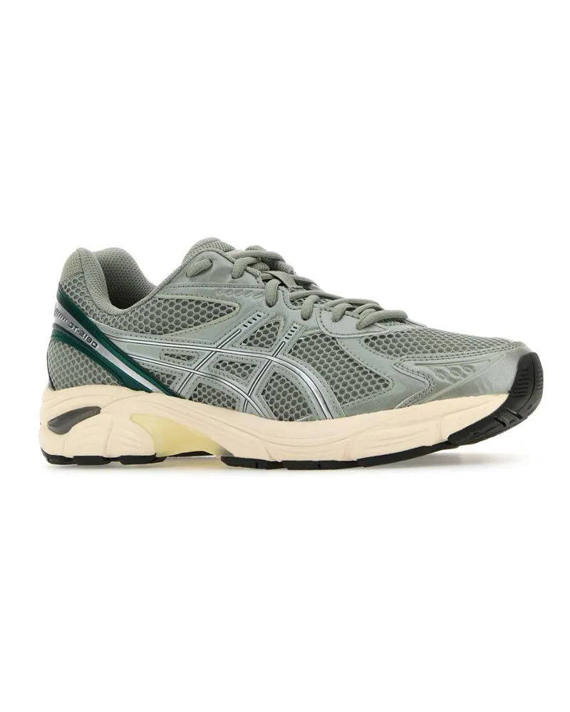 Asics Unisex Multicolor Mesh And Synthetic Leather Gt-2160 Sneakers Sealgreyjewelgreen Green