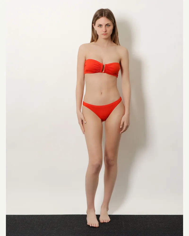 Eres Women's Lycra Bikini Bottom Red Polyamide Swimwear Sea Clothing Red