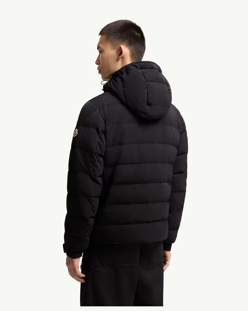 Moncler Quilted Nylon Down Jacket — Black Black