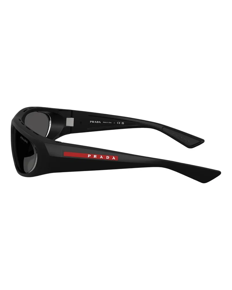 Prada Unisex 0ps B03s Sunglasses -  Acetate Black Accessories Black