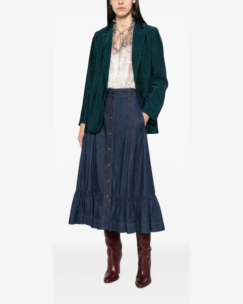 forte_forte Corduroy Blazer — Jade Green Jade
