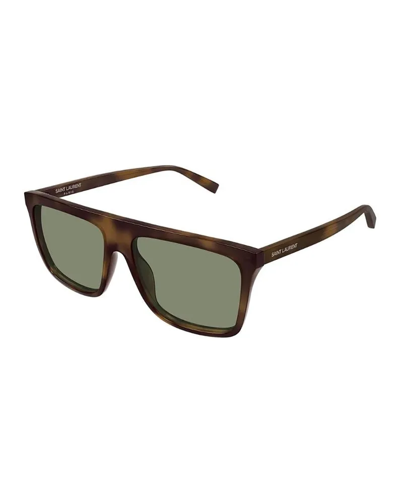 Saint Laurent Unisex Sunglasses Brown Acetate Brown