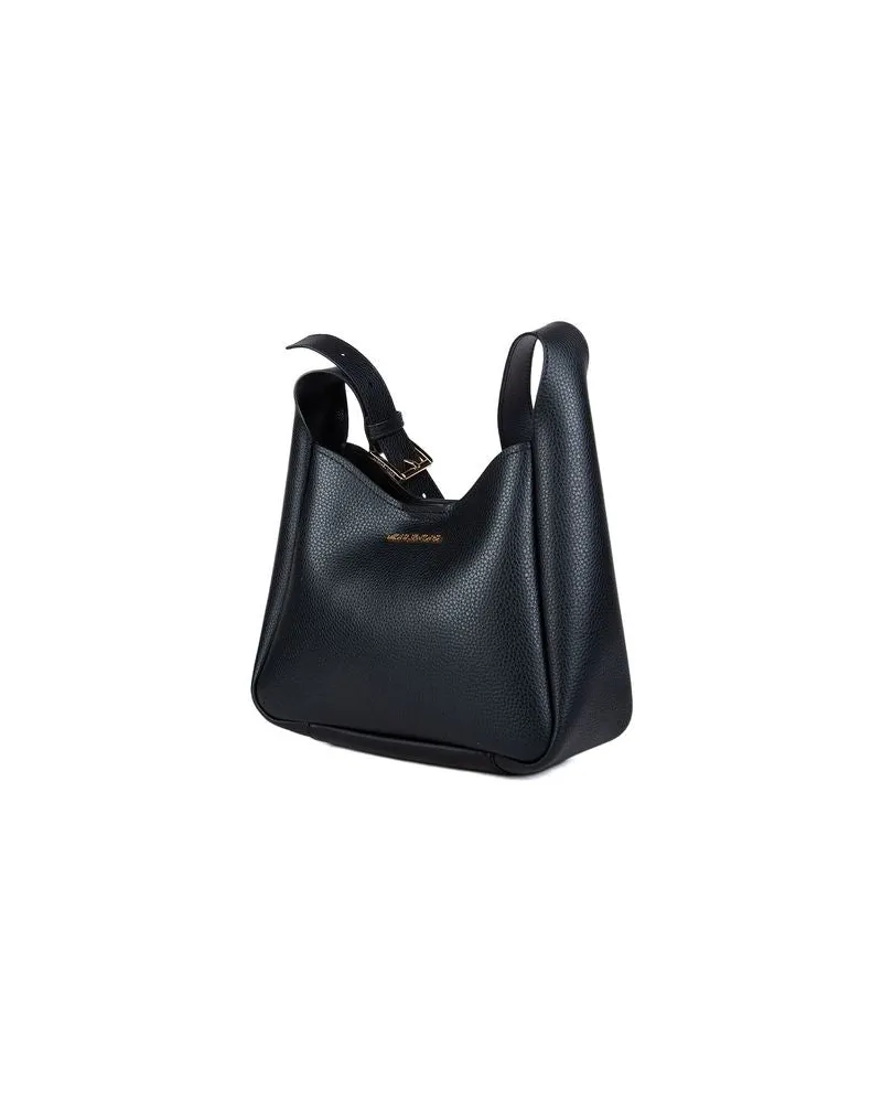 Michael Kors Birch Medium Shoulder Bag — Black Black
