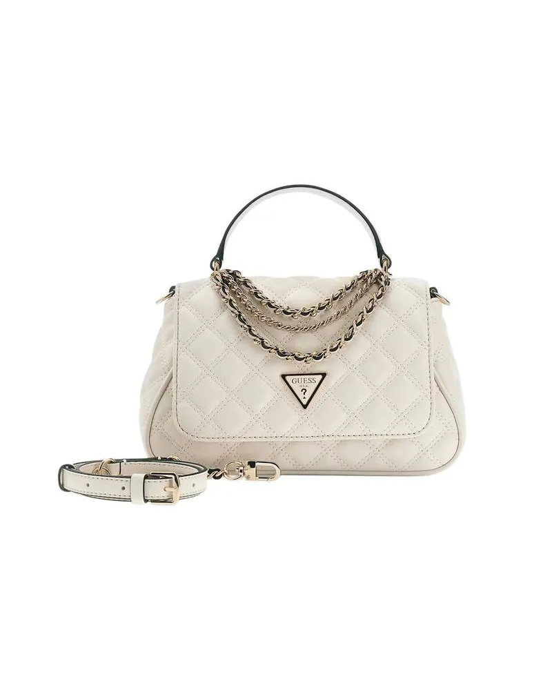 Guess Women's Crossbody Bag Off White Polyurethane - Crossbody-Bags White