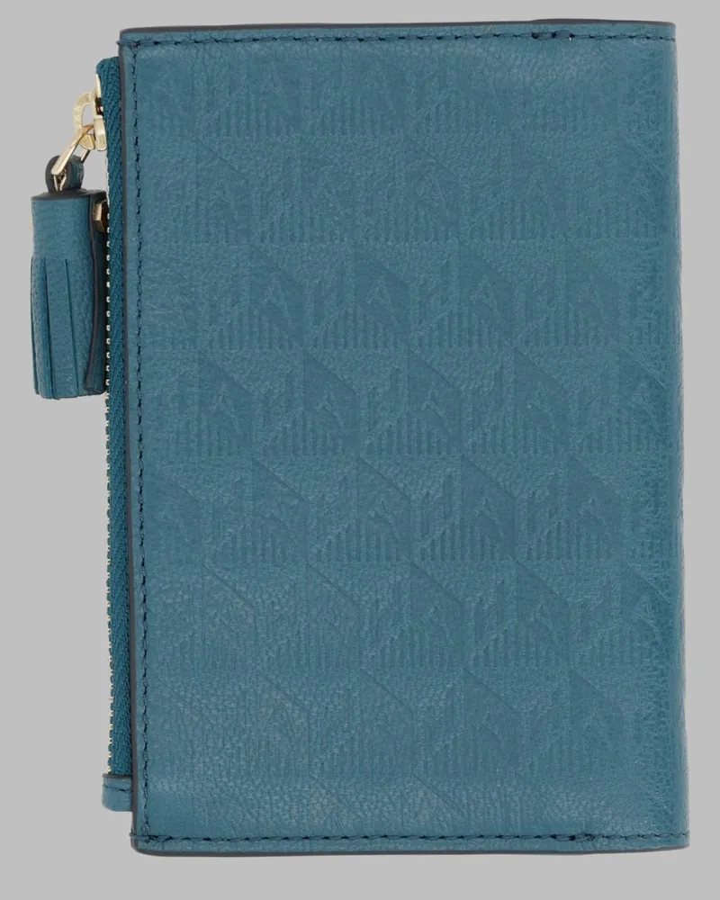 Anya Hindmarch Frosted Flakes Wallet — Blue Blue
