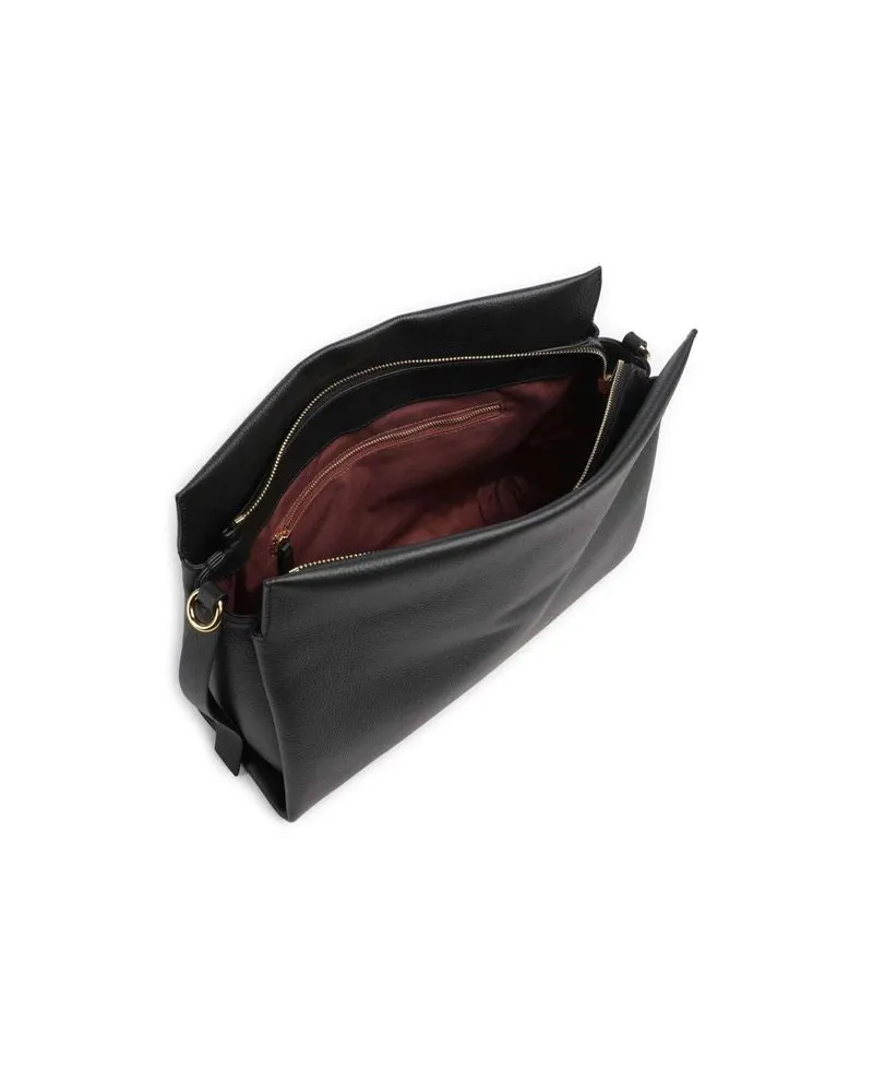 Coccinelle Women's Clutch Bag Black-Cognac Cowhide - Clutches Black/cognac Black