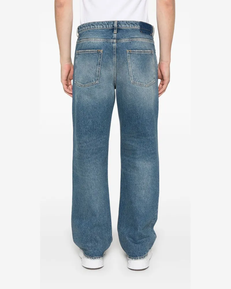 Golden Goose Classic Straight-Leg Denim Jeans — Blue Blue