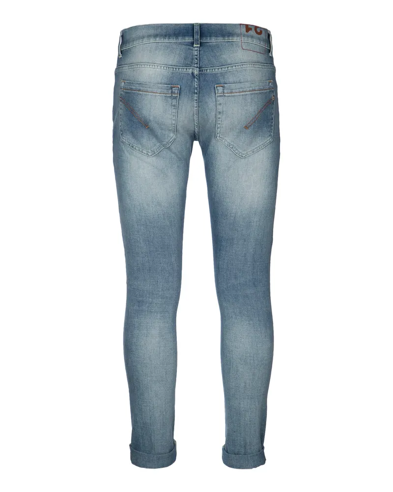 Dondup Men's Pantalone George Blue Co Eme Ea Pantaloni Trousers Blue