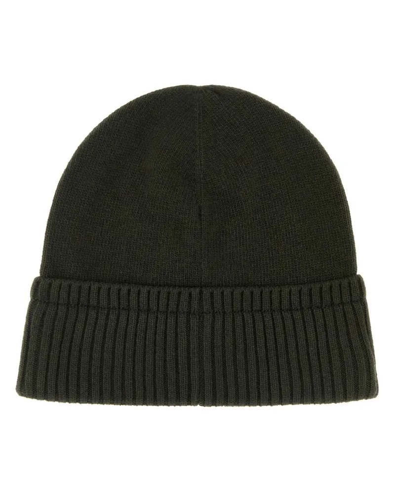 Moncler HAT Virgin Wool Blend Beanie — Green Green