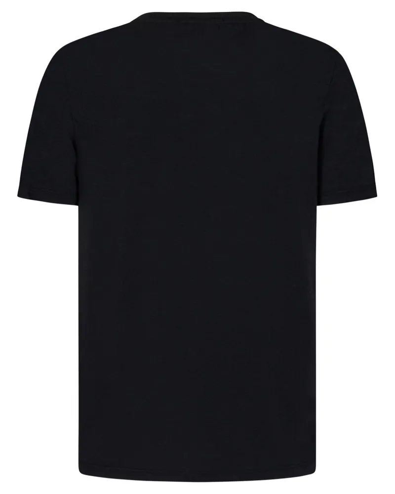 Tom Ford Ribbed Crew-Neck T-Shirt — Black 