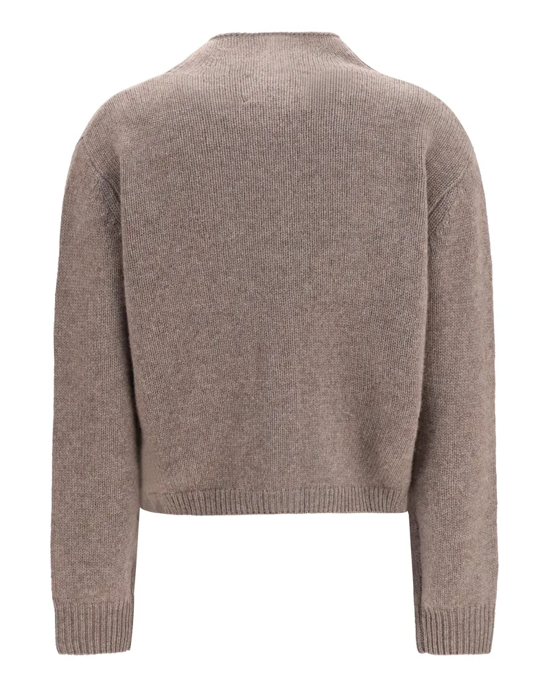 Lisa Yang Women's Zirelle Cardigan Truffle Kashmir-Capra Hircus Kashmir/capra Sweater Gray