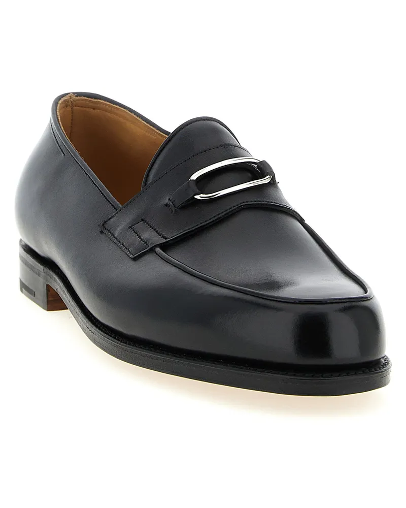 John Lobb Lopez Ring Loafer — Black Black