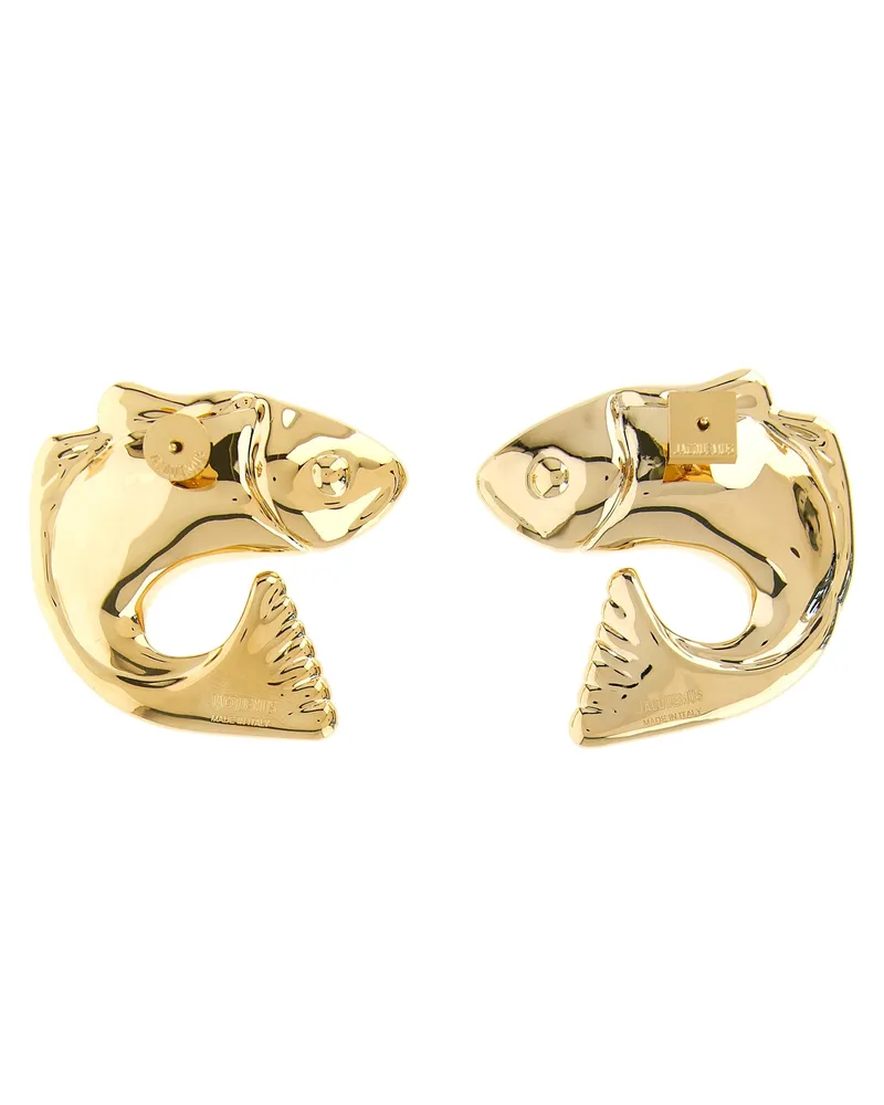 Jacquemus Women's Gold Copper Earrings Gold