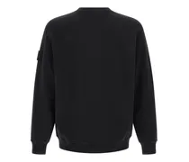 Men's Black Cotton Sweatshirt Clothing