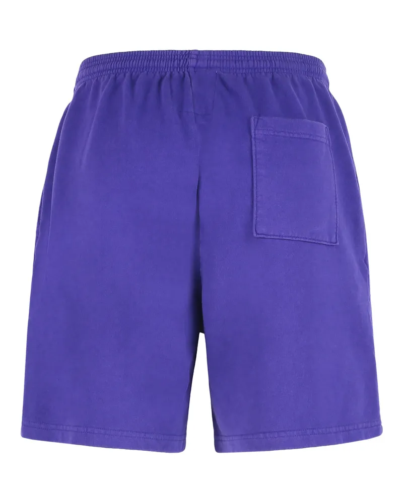 Local Authority Mens Cotton Bermuda Shorts Purple Purple