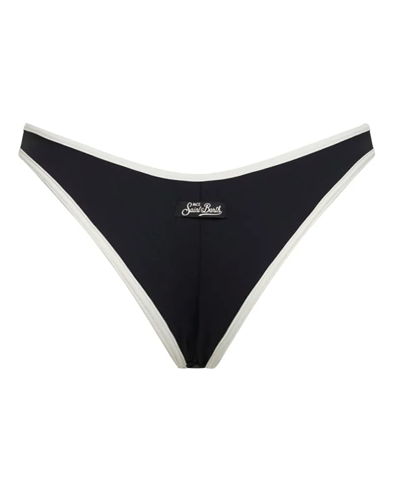 MC2 Saint Barth Women's Bikini Bottom Naomi Black Lycra Polyamide Swimwear Sea Clothing Black