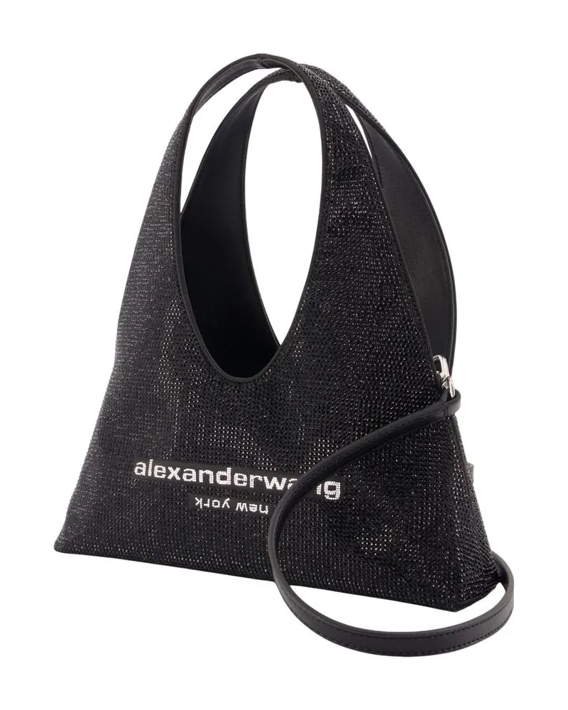 Alexander Wang Women's Pike Mini Shoulder Bag -  Synthetic Black Shoulder-Hobo-Bags Black
