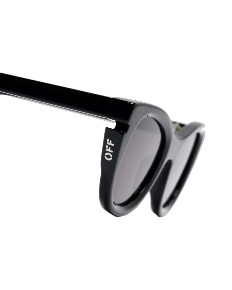 OFF-WHITE Men's Boulder Logo Sunglasses Black Accessories Black