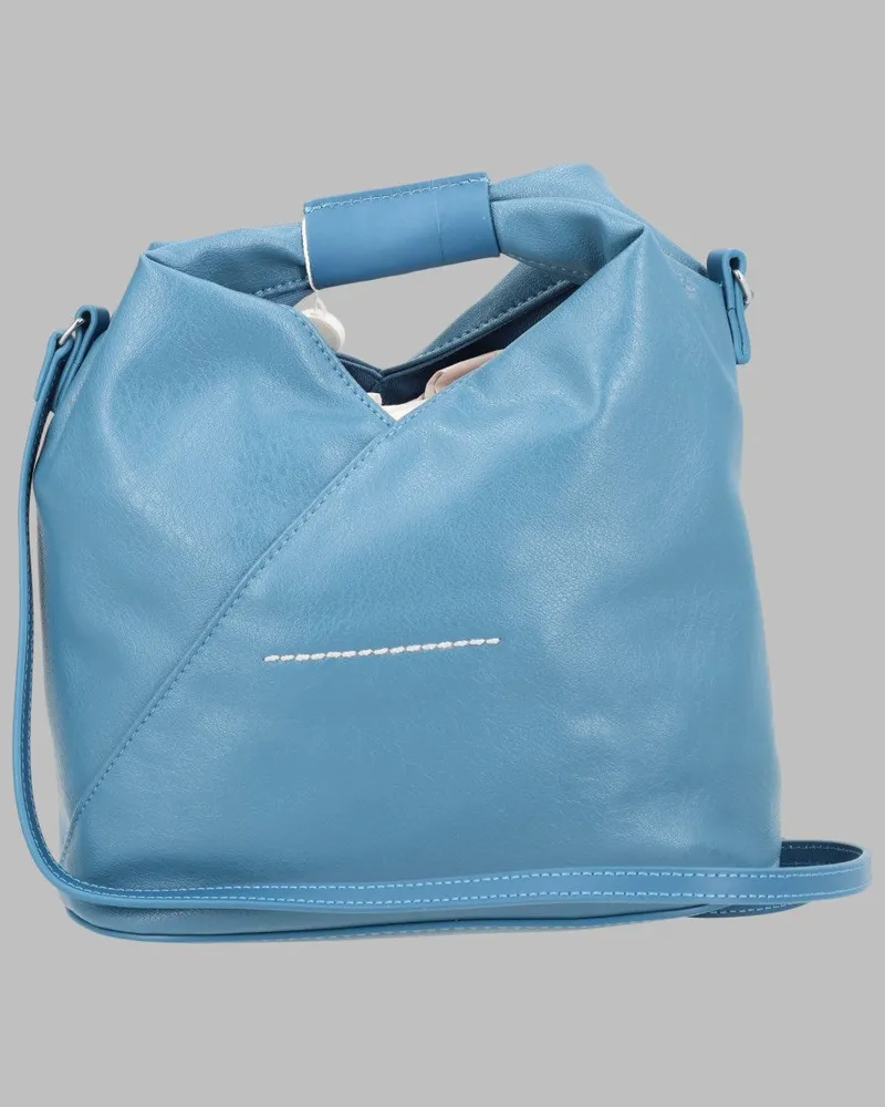 Maison Margiela Japanese Synthetic Shoulder Bag — Blue Blue