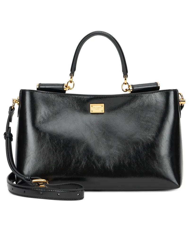 Dolce & Gabbana Women's Handbag Calfskin Black Handbags Hand Bags Black