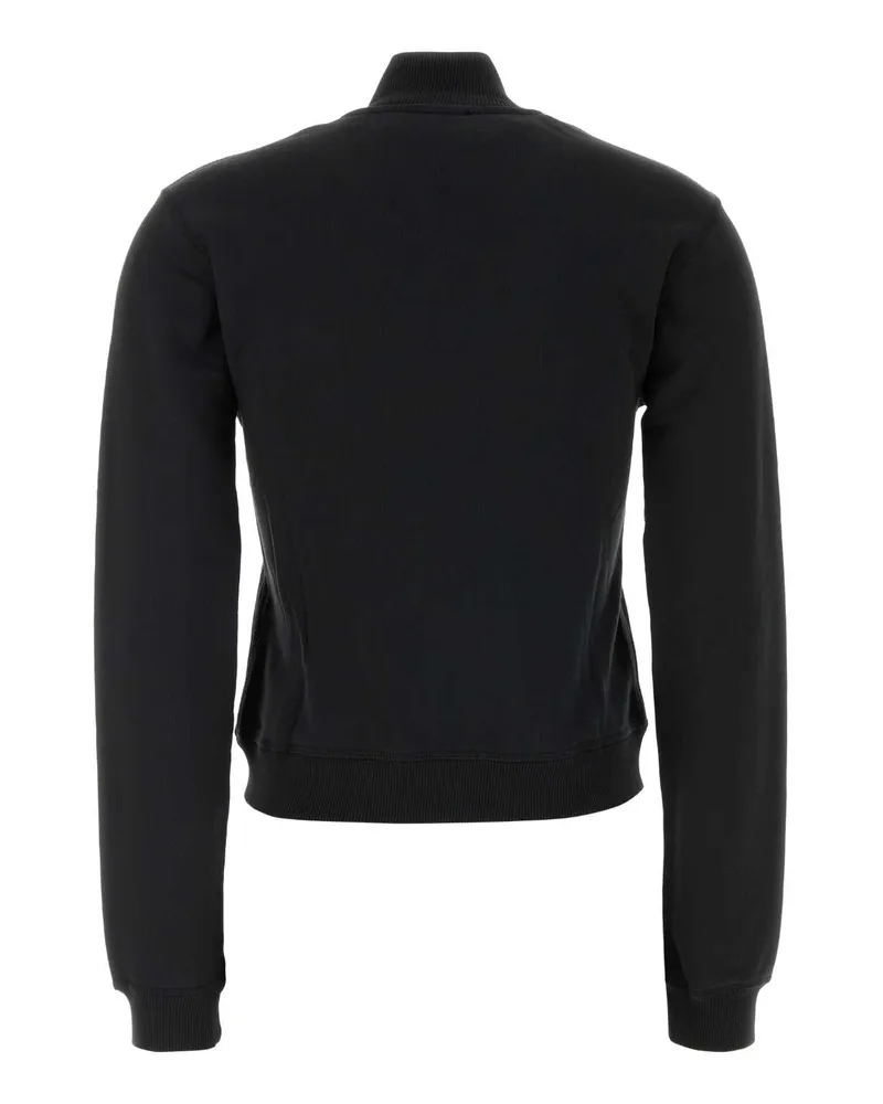 Diesel Women Black Cotton Sweatshirt 900 Exterior: Felpe Sweater Black
