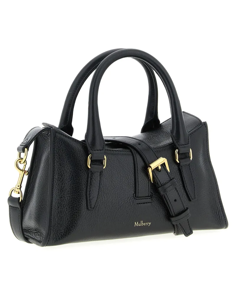 Mulberry Roxanne Top Handle Bag — Black Black