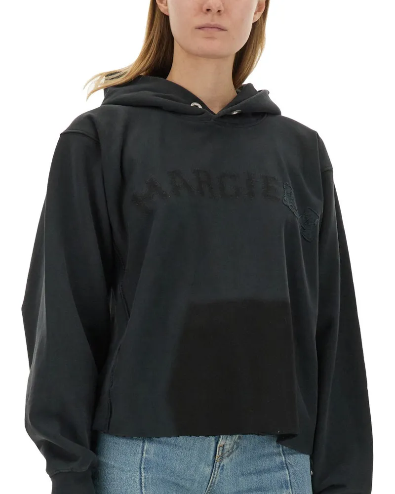 Maison Margiela Cotton Sweatshirt — Black Black