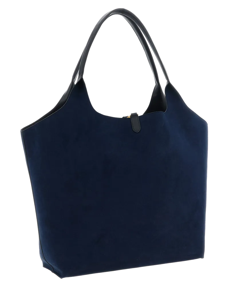 Stella McCartney Reversible Eco-Suede Tote Bag — Navy Navy