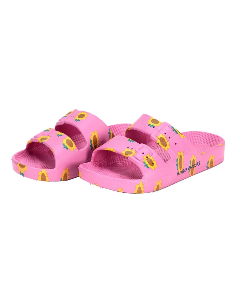 BOBO CHOSES Polyurethane Sandals — Pink Pink