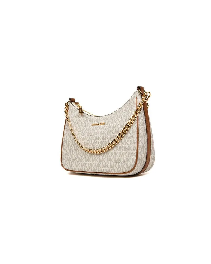 Michael Kors Women's Crossbody Bag Vanilla Polyvinyl Chloride Crossbody-bags Beige