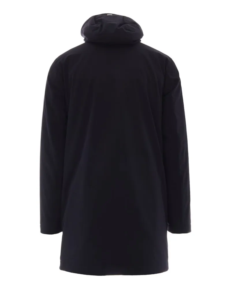 Herno Drawstring Hood Down Jacket — Navy Navy