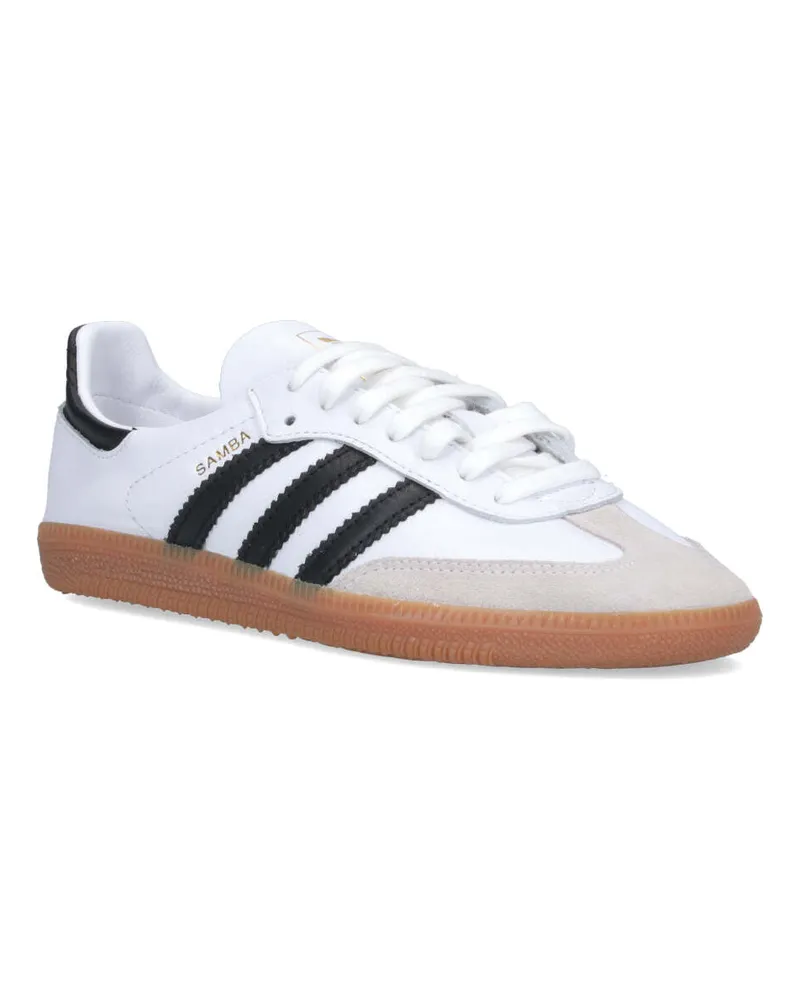 adidas Men's Sneakers White Calf Leather White
