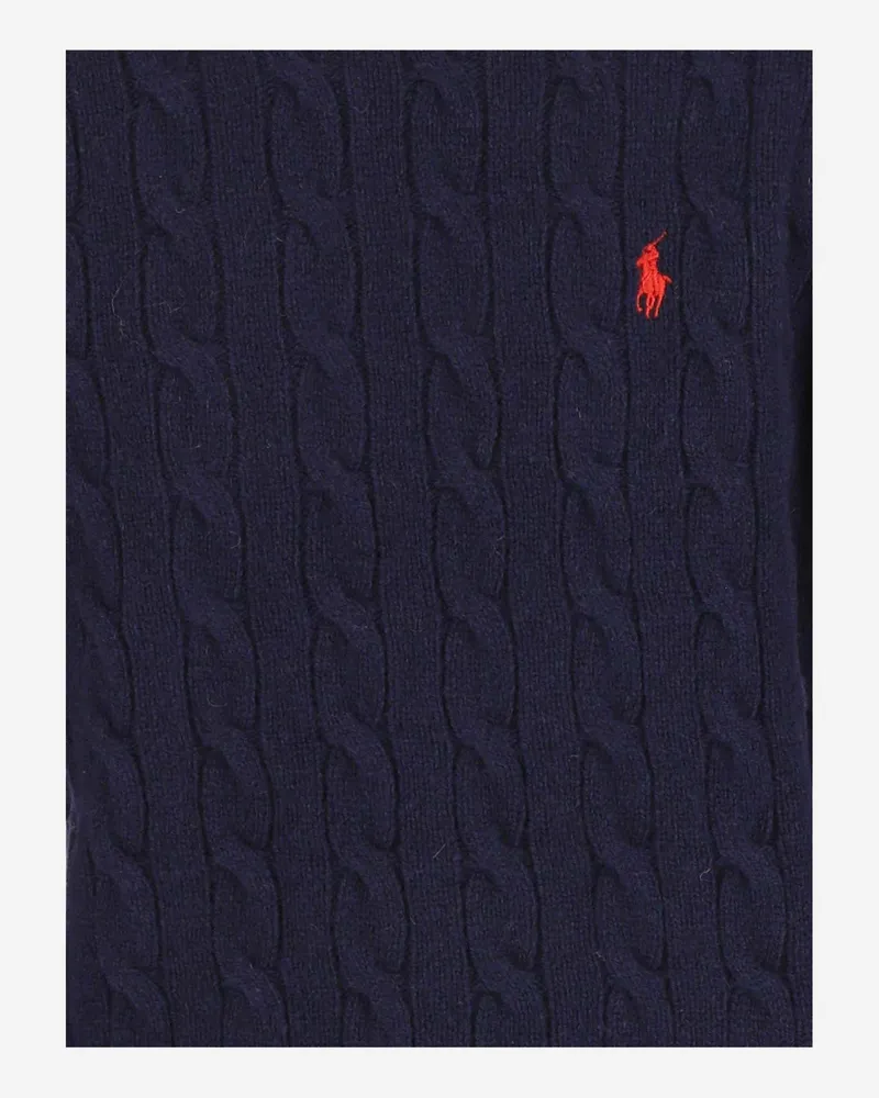 Ralph Lauren Boys' Cable-Knit Cashmere-Wool Sweater Navy Navy