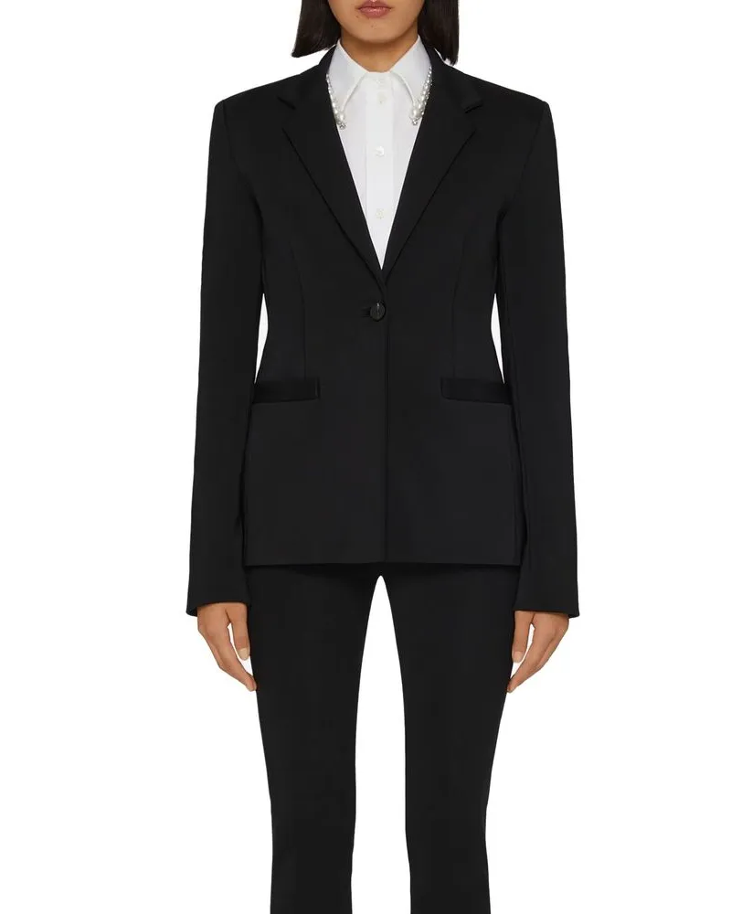 Givenchy Women Black Elastane Clothing Black