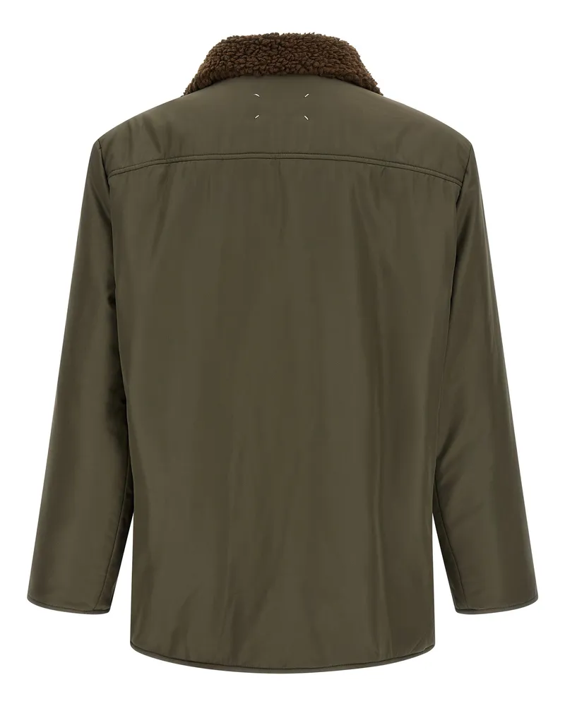 Maison Margiela Men Bicolor Polyester Parka Clothing Bicolor