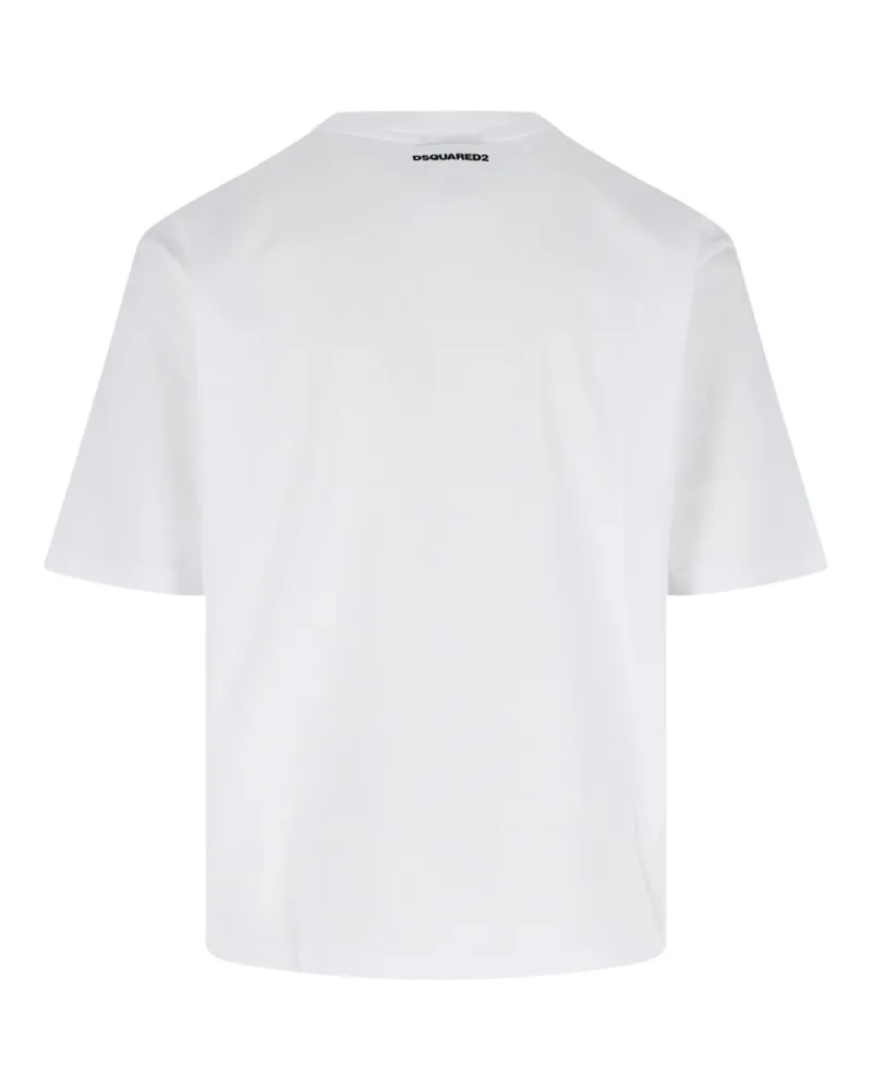 Dsquared2 Men's T-Shirts And Polos White Cotton White