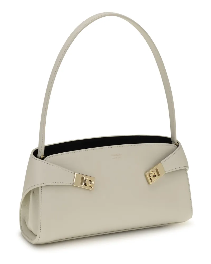 Ferragamo Hug Shoulder Bag — Beige Beige