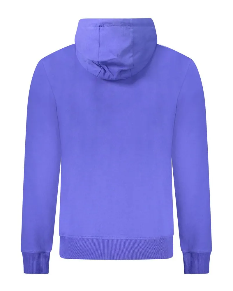 Napapijri Cotton-Blend Hoodie — Blue Blue