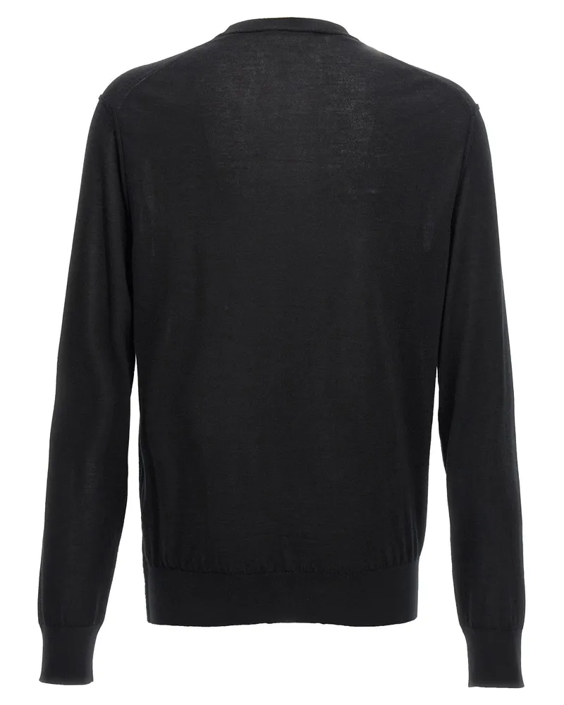 Dolce & Gabbana Men's Black Cashmere Cardigan Clothing Black