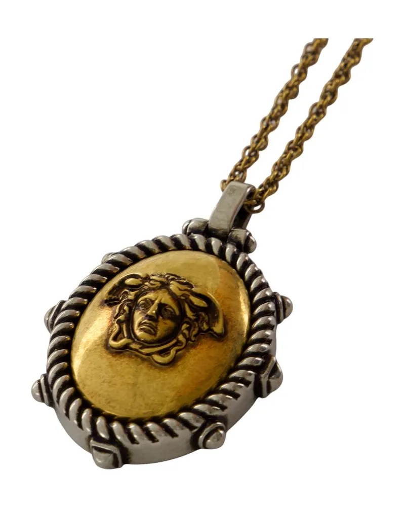 Versace Unisex Necklace Metal Gold Jewelry-Watches Necklaces Gold